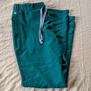 Figs Tonota Scrub Bottoms - Hunter Green